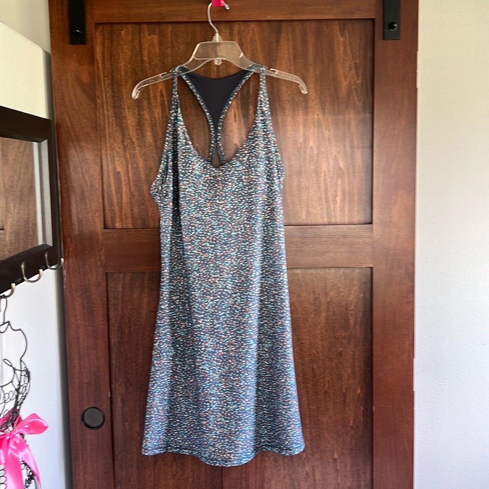 Prana Athletic knit dress with built in bra